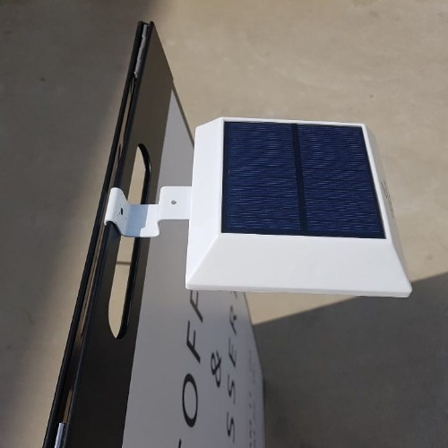 태양광 충전 LED조명 입간판 배너 간판 외부용디피지샵